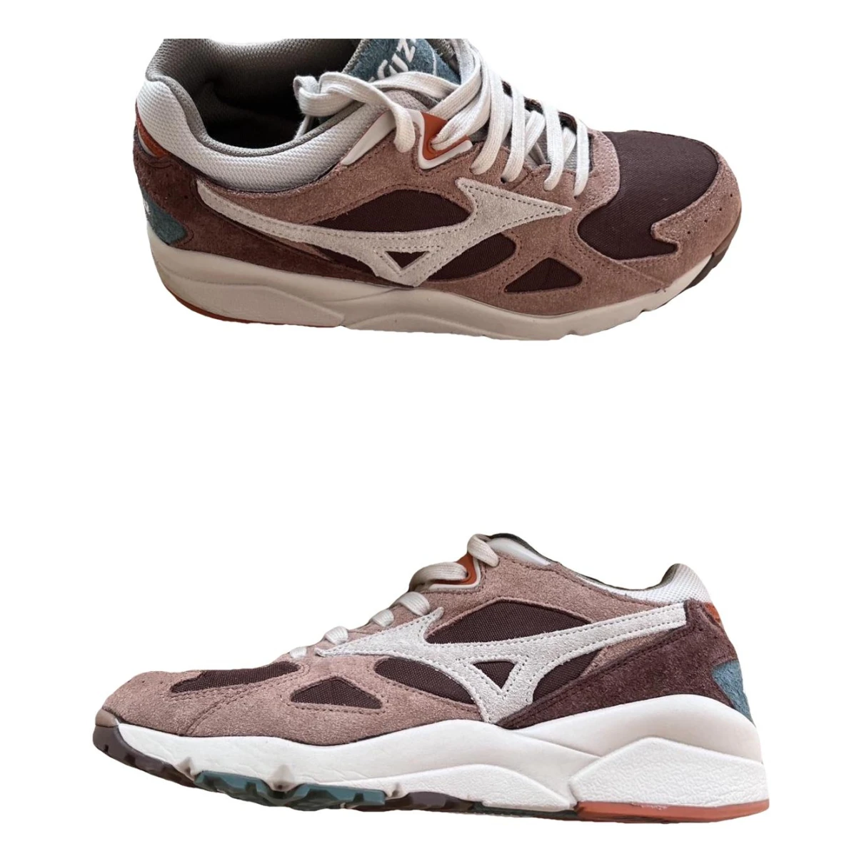 Pre-owned Mizuno Leather Low Trainers In Other