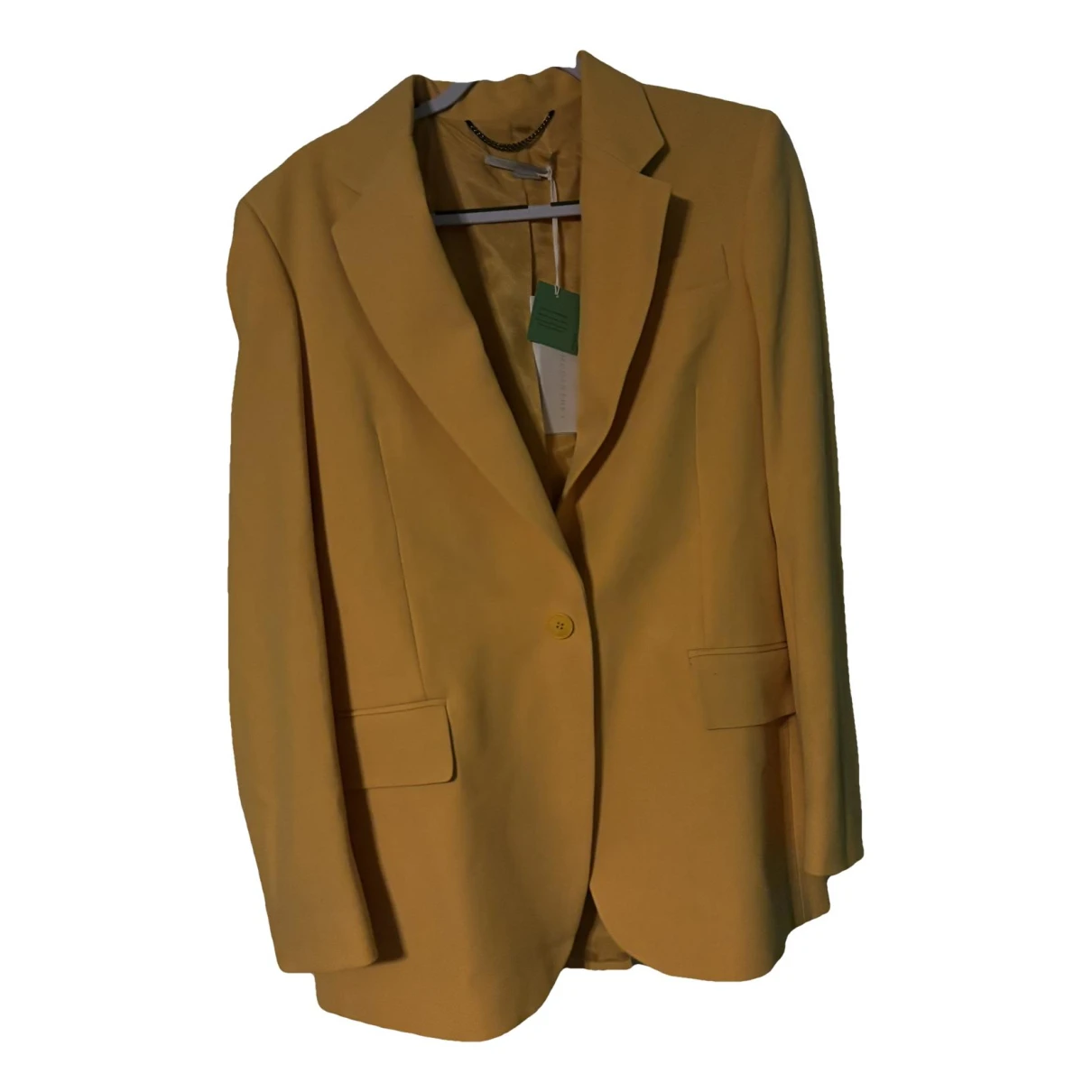 Pre-owned Stella Mccartney Coat In Yellow