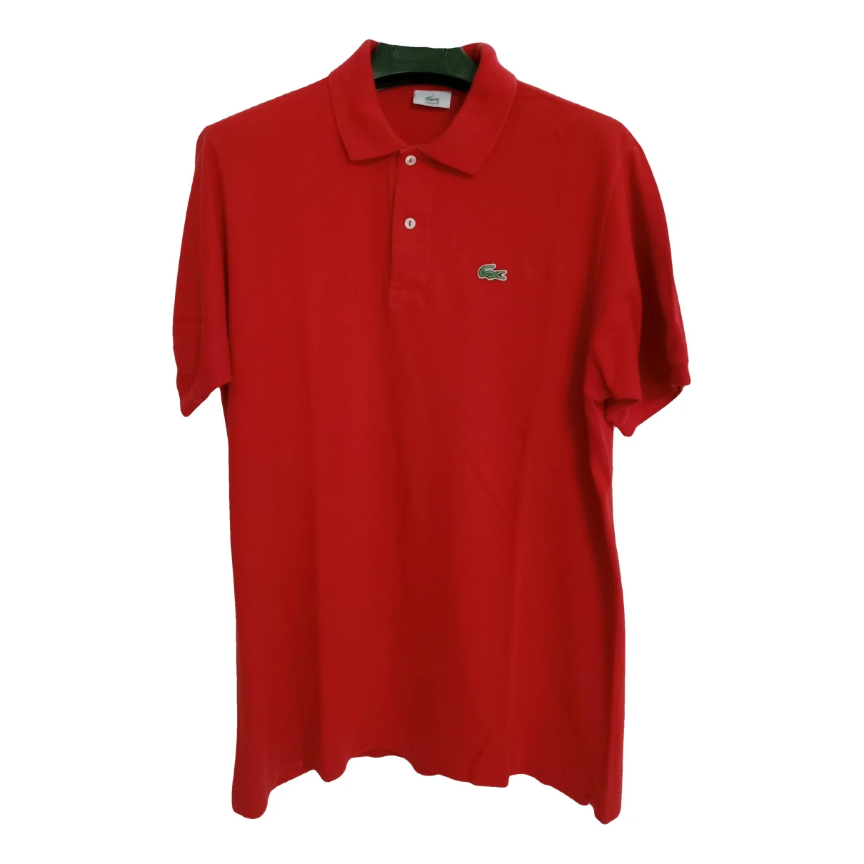 Pre-owned Lacoste Polo Shirt In Red