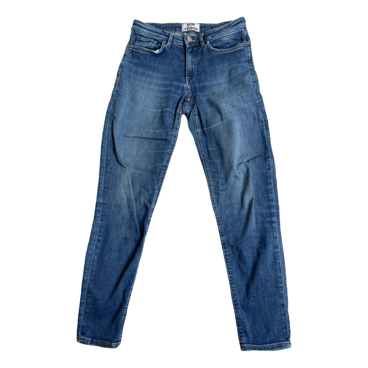 Pre-owned Acne Studios Slim Jeans In Blue