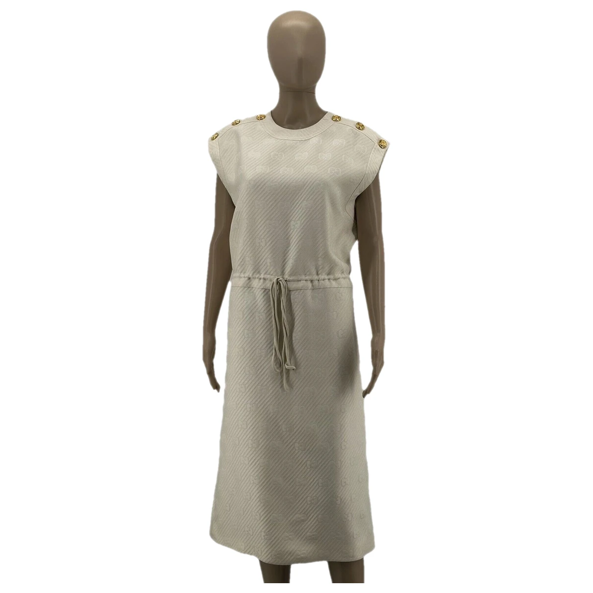 Pre-owned Gucci Wool Mid-length Dress In Other