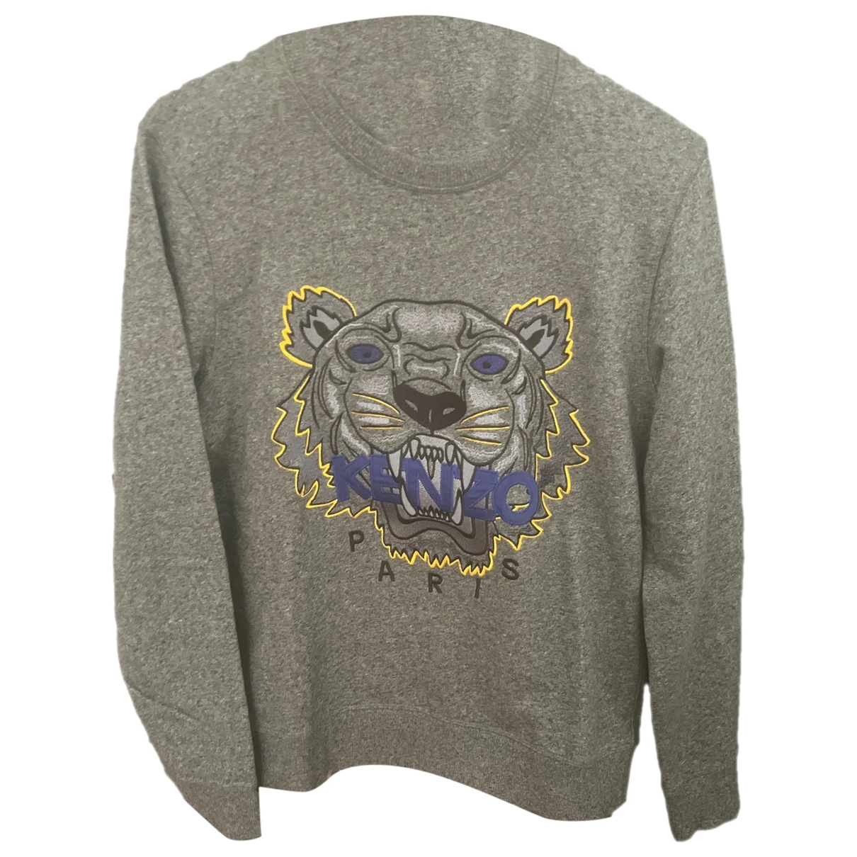 Pre-owned Kenzo Tiger Sweatshirt In Grey
