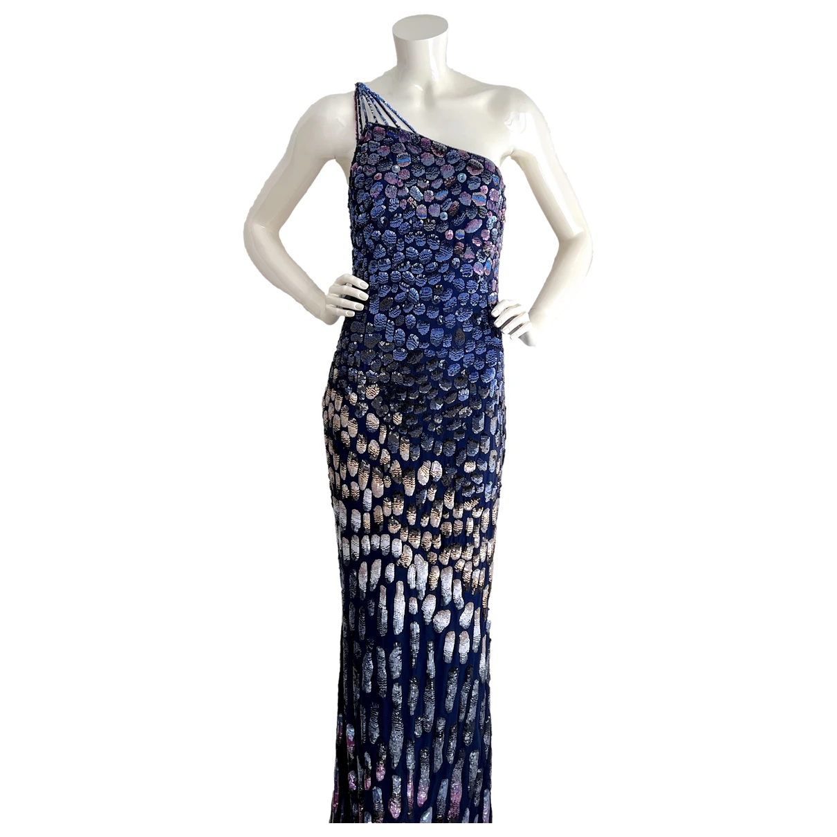 Pre-owned Escada Silk Maxi Dress In Multicolour