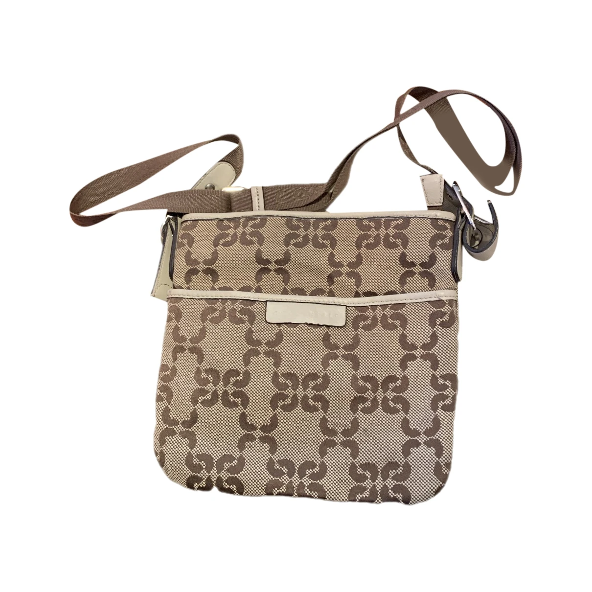 Pre-owned Coccinelle Cloth Handbag In Beige