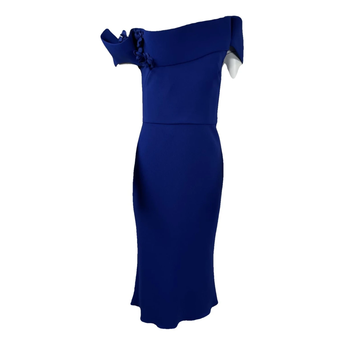 Pre-owned Marchesa Mid-length Dress In Blue