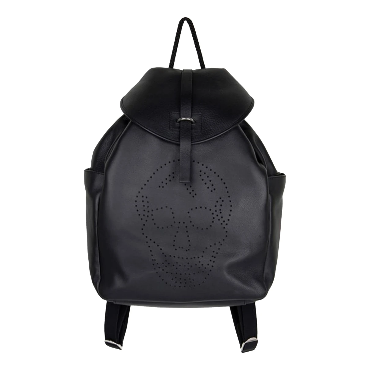 Pre-owned Alexander Mcqueen Leather Weekend Bag In Black