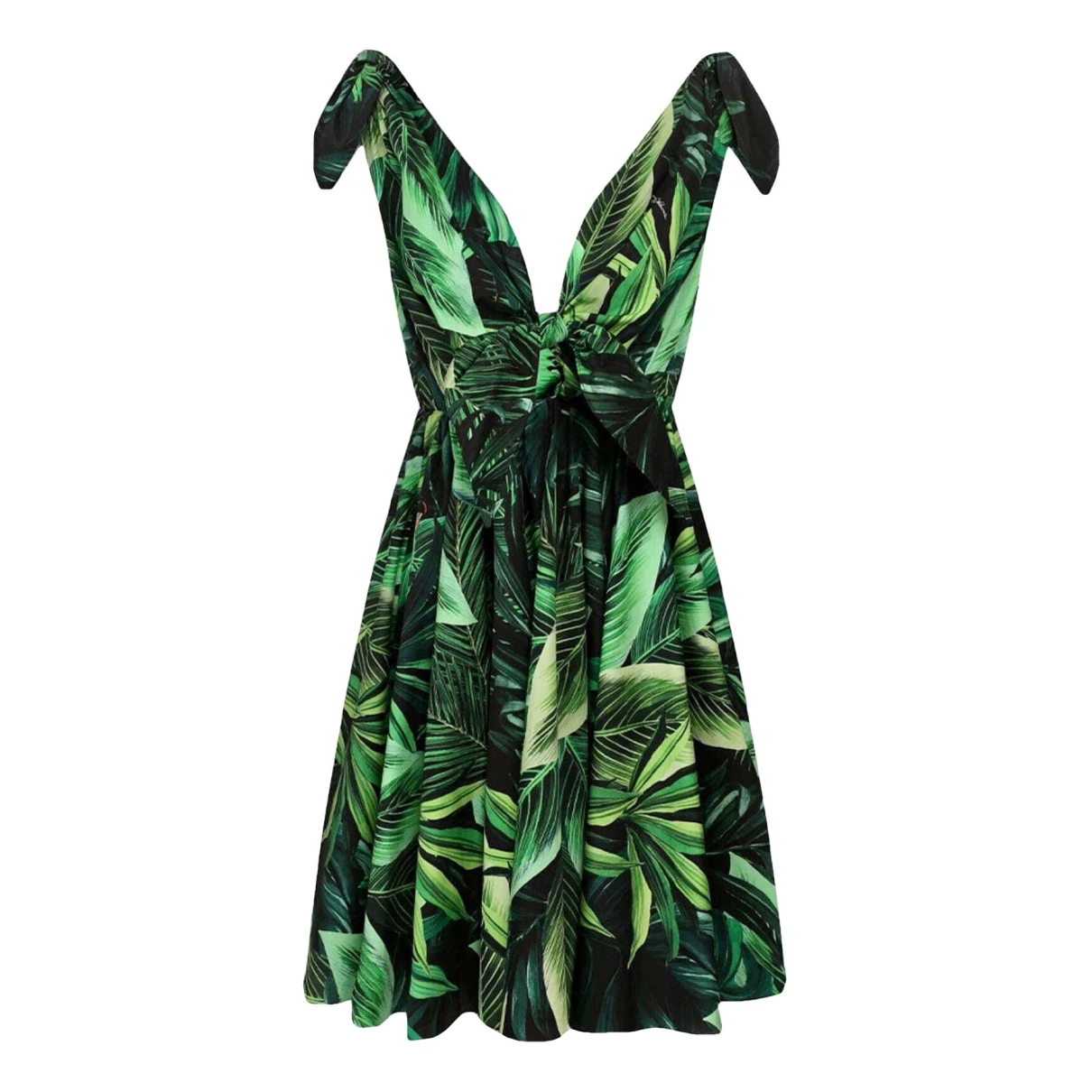 Pre-owned Dolce & Gabbana Mini Dress In Green