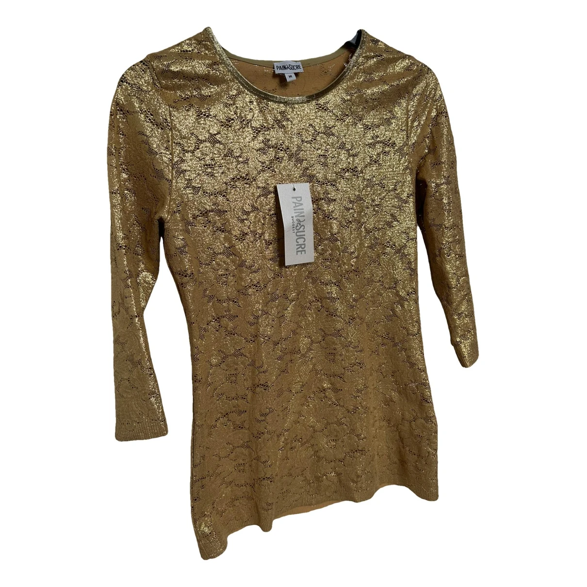 Pre-owned Pain De Sucre Top In Gold