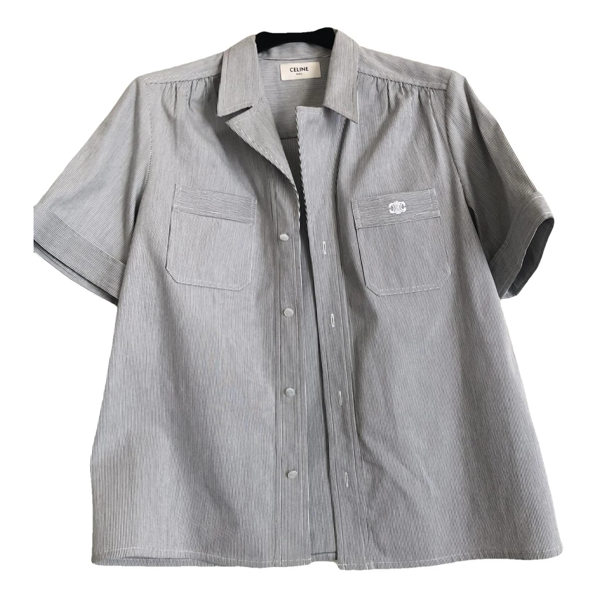 Pre-owned Celine Shirt In Grey