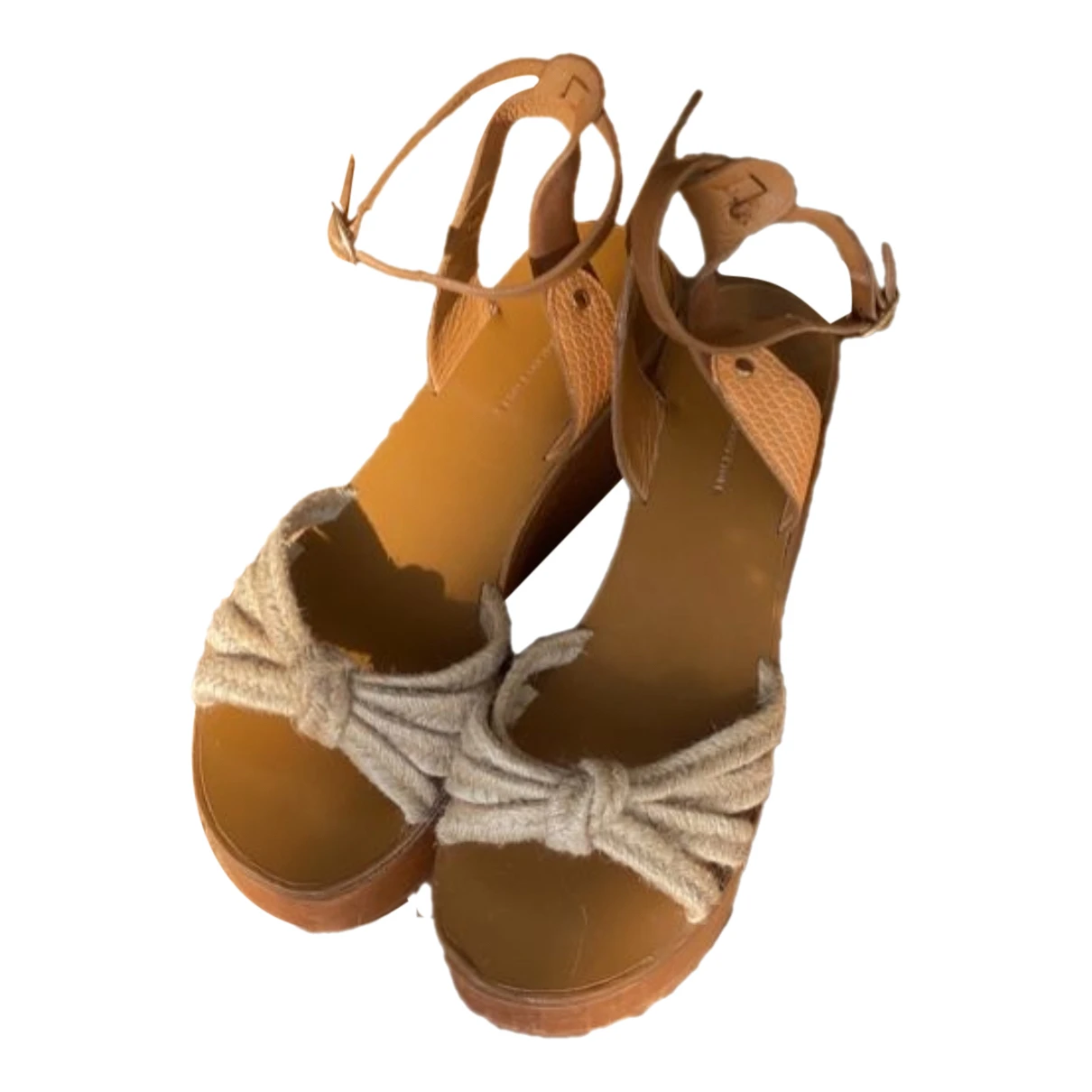 Pre-owned Isabel Marant Étoile Leather Sandal In Brown