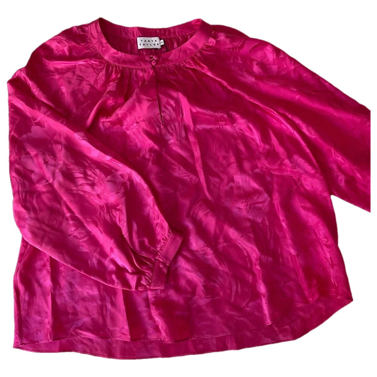 Pre-owned Tanya Taylor Silk Blouse In Pink