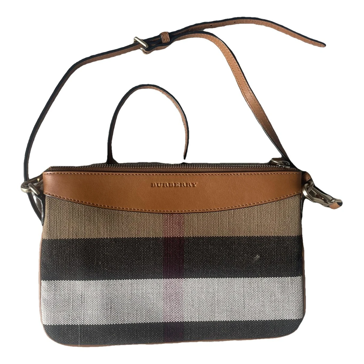 Pre-owned Burberry Crossbody Bag In Brown