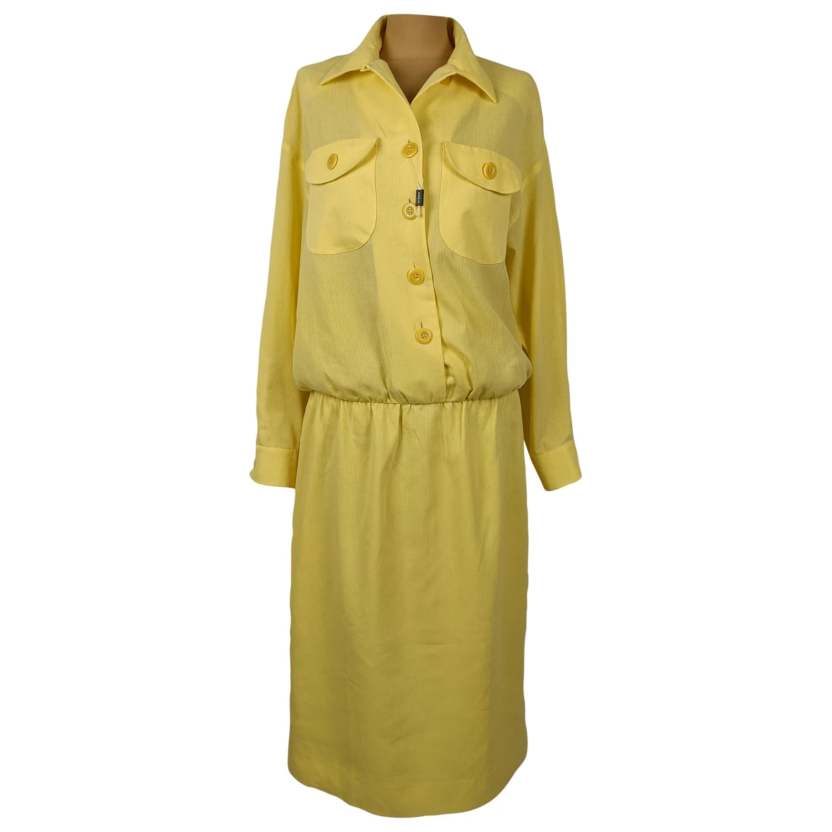 Pre-owned Akris Mid-length Dress In Yellow