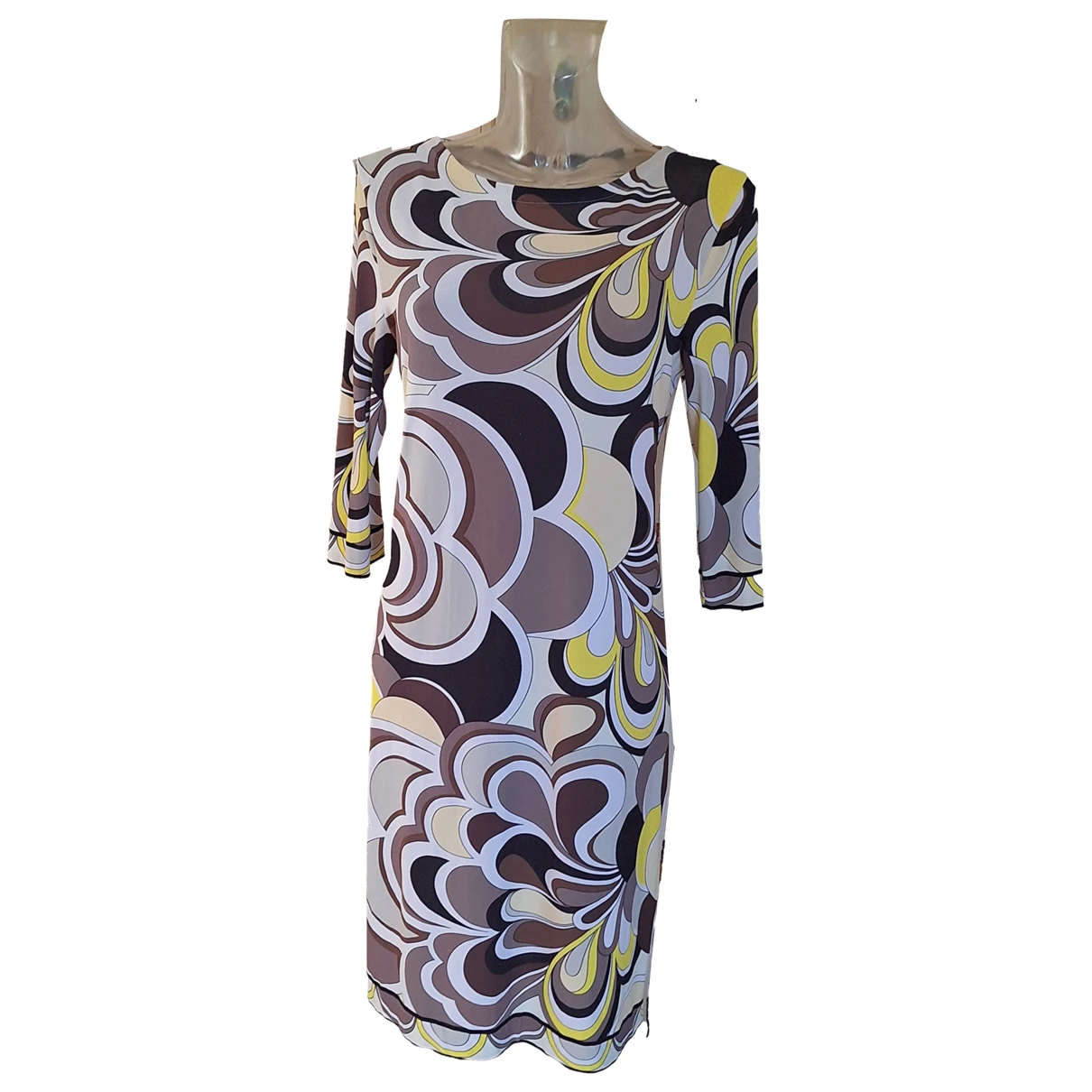 Pre-owned Escada Mid-length Dress In Brown