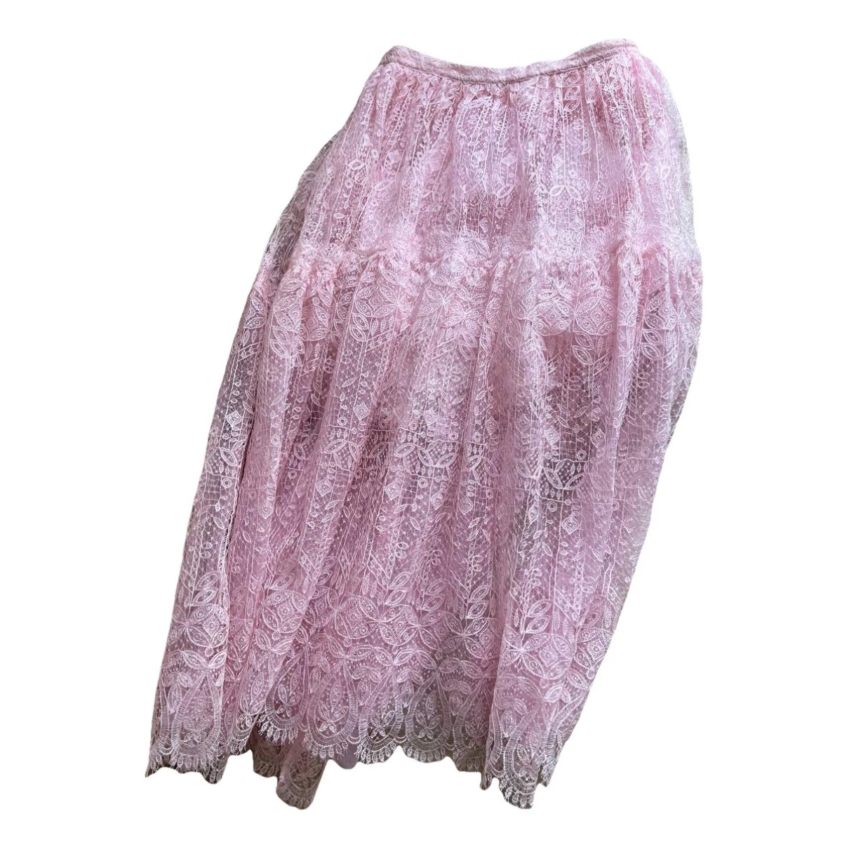 Pre-owned Ermanno Scervino Mid-length Skirt In Pink