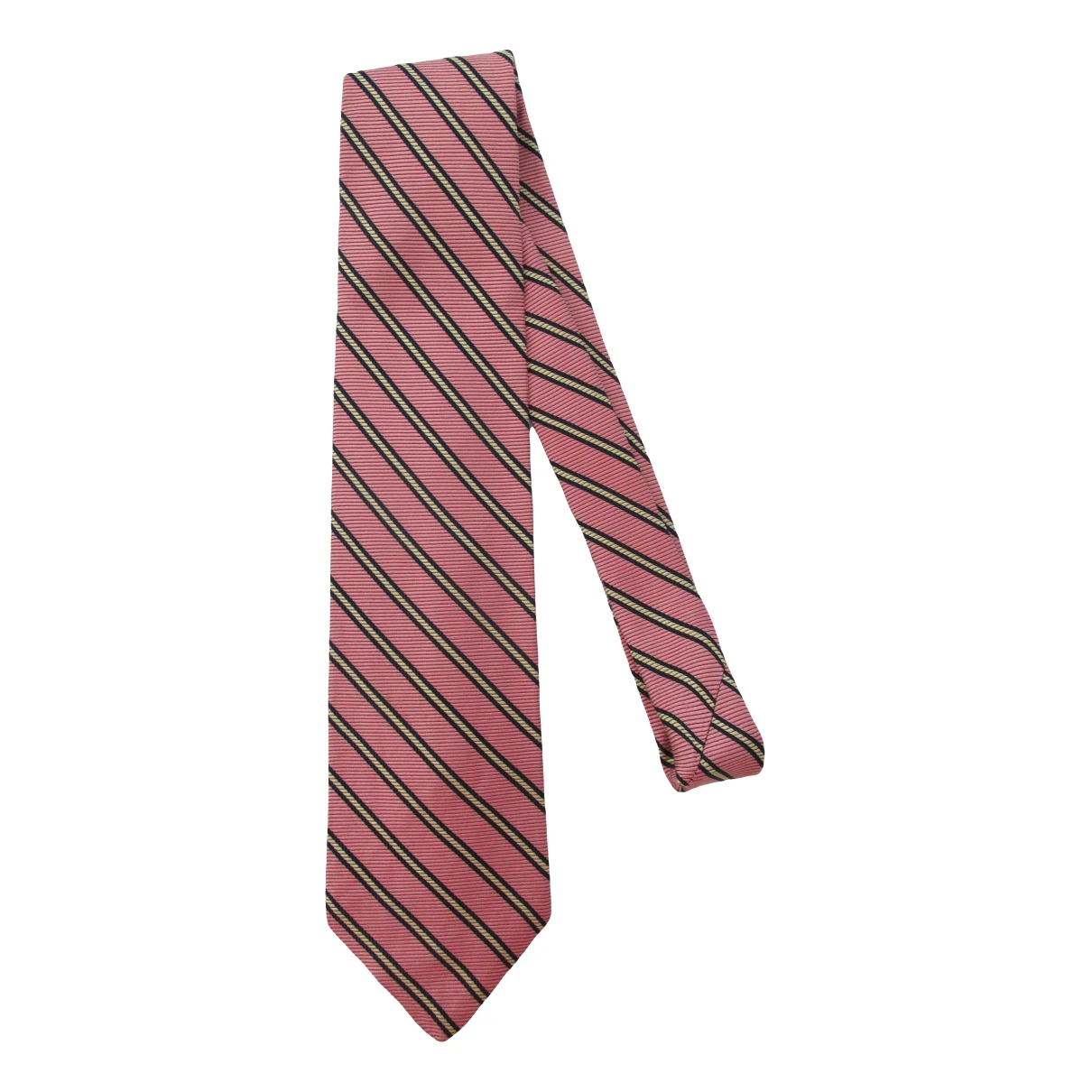 Pre-owned Brooks Brothers Silk Tie In Pink