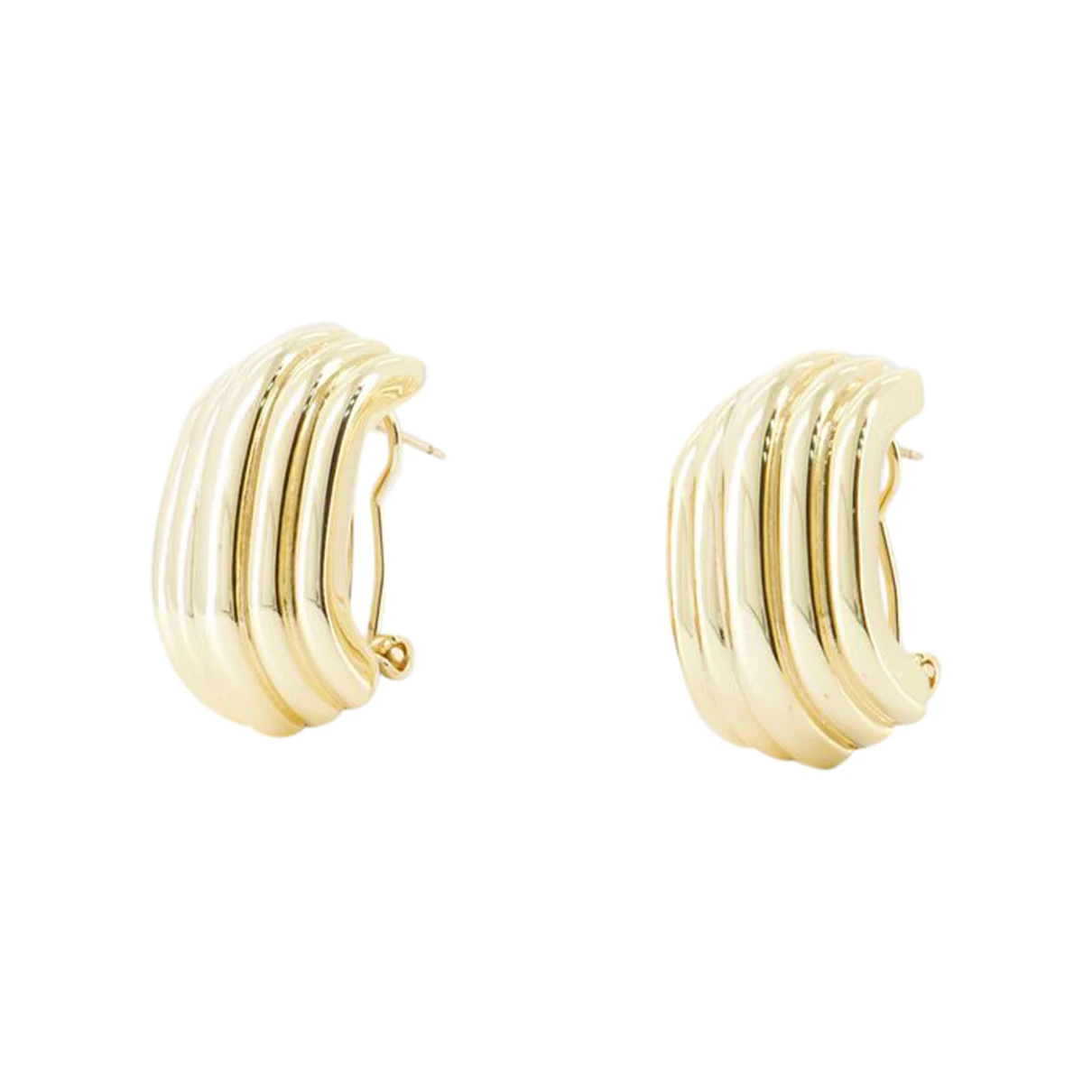 Pre-owned Anine Bing Earrings In Gold