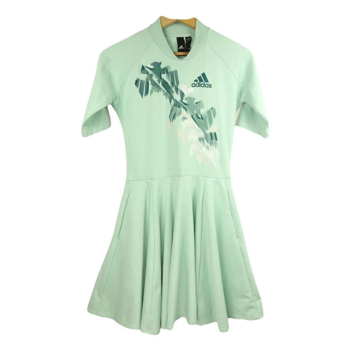 Pre-owned Adidas Originals Mini Dress In Green