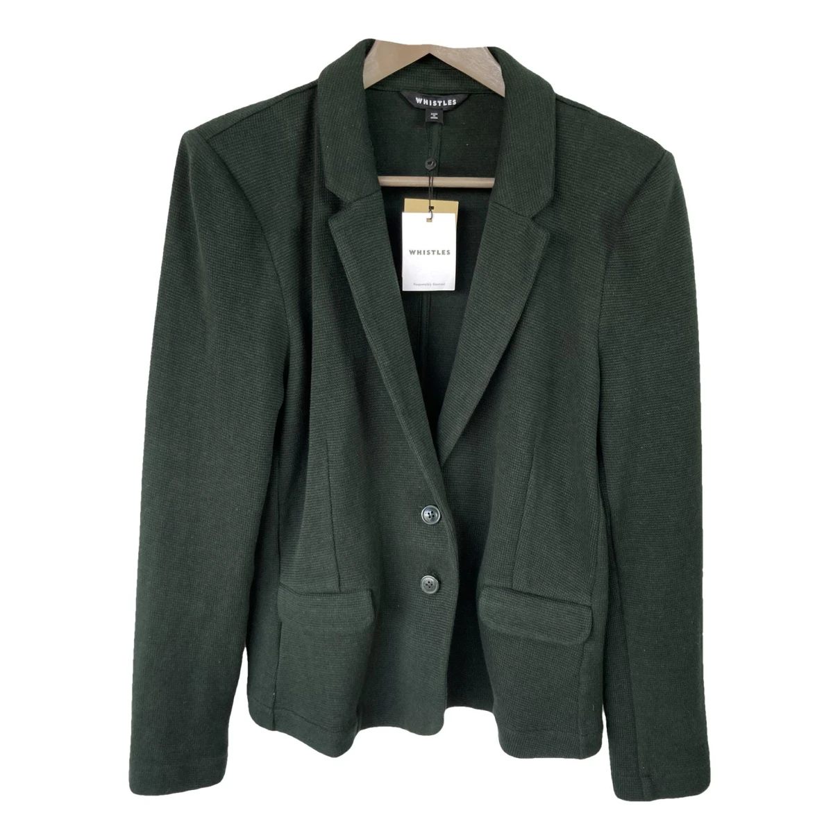 Pre-owned Whistles Suit Jacket In Green