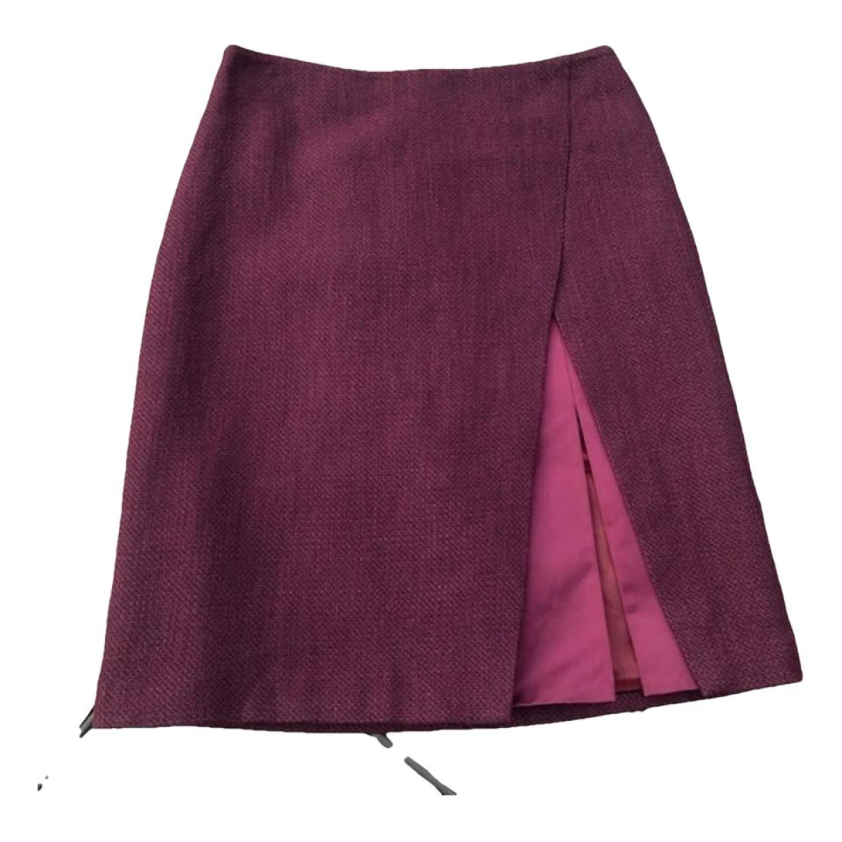 Pre-owned Etro Wool Mini Skirt In Red