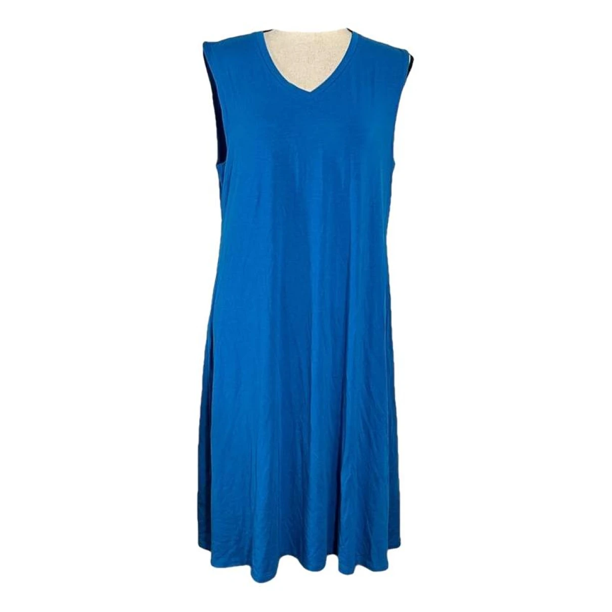 Pre-owned Eileen Fisher Mid-length Dress In Blue