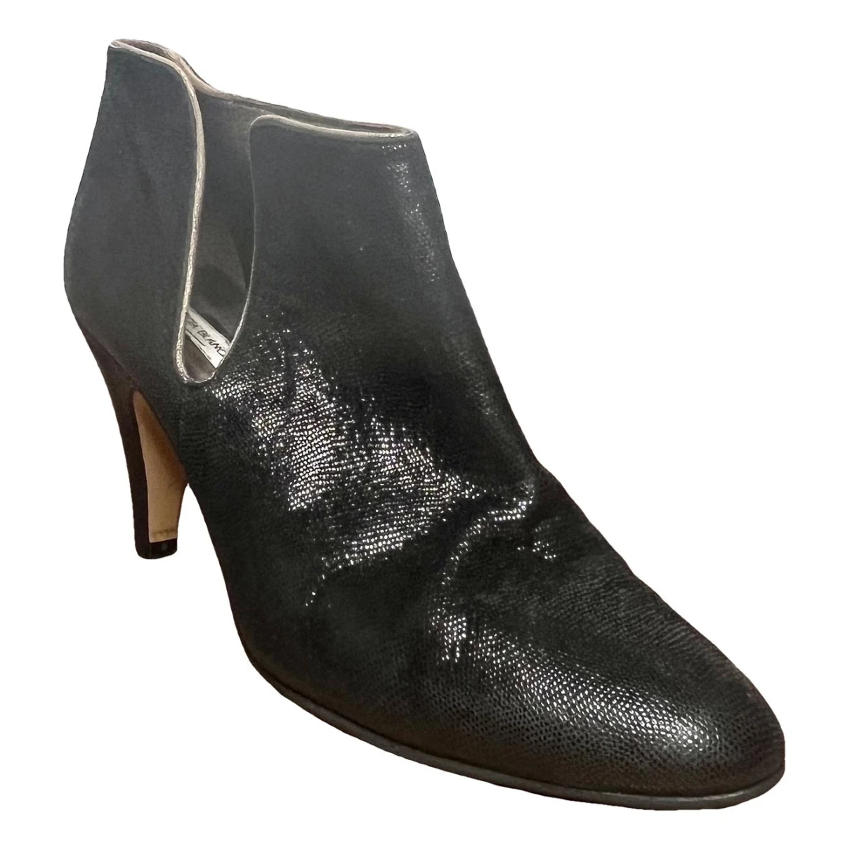 Pre-owned Patricia Blanchet Leather Boots In Black