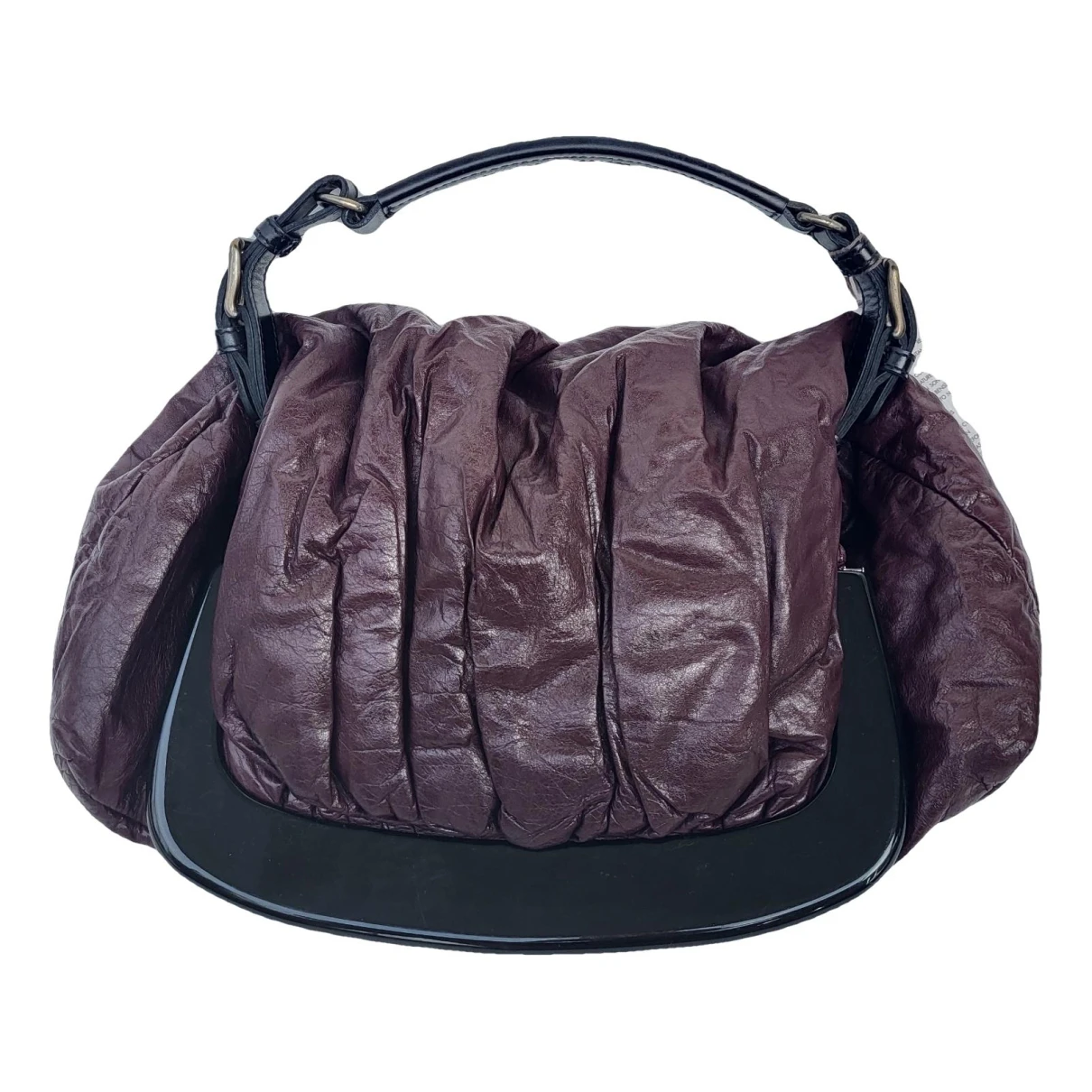 Pre-owned Marni Leather Bag In Purple