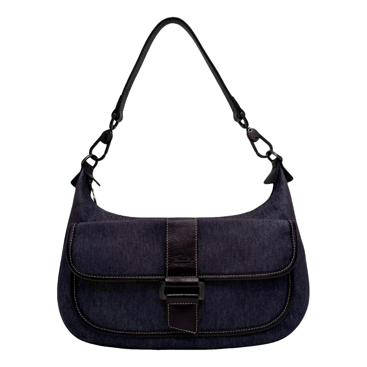 Pre-owned Longchamp Handbag In Blue