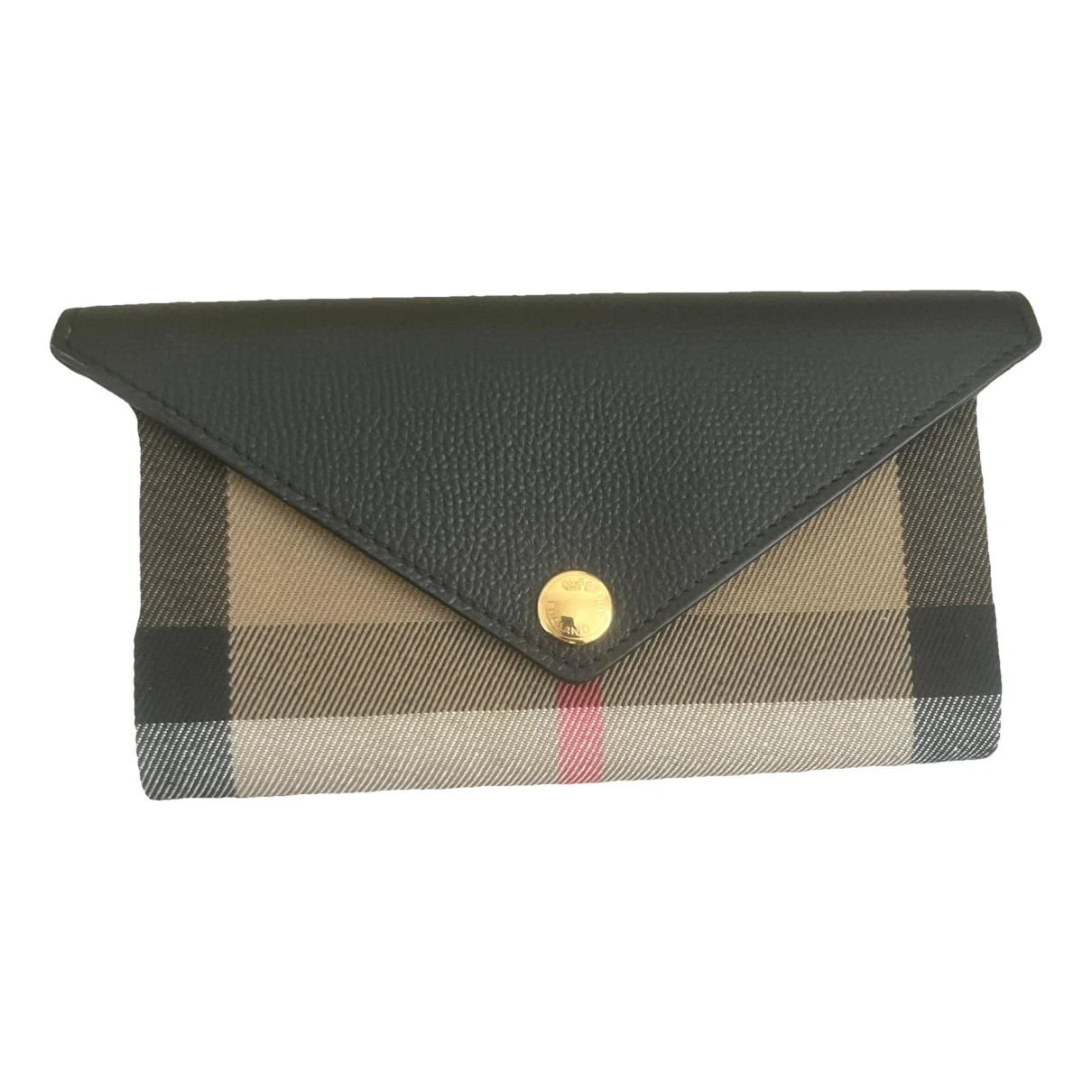 Pre-owned Burberry Wallet In Black