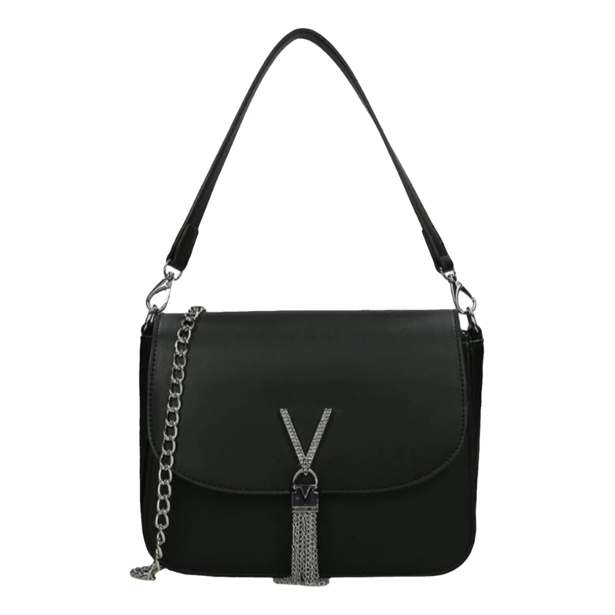 Pre-owned Valentino By Mario Valentino Crossbody Bag In Black