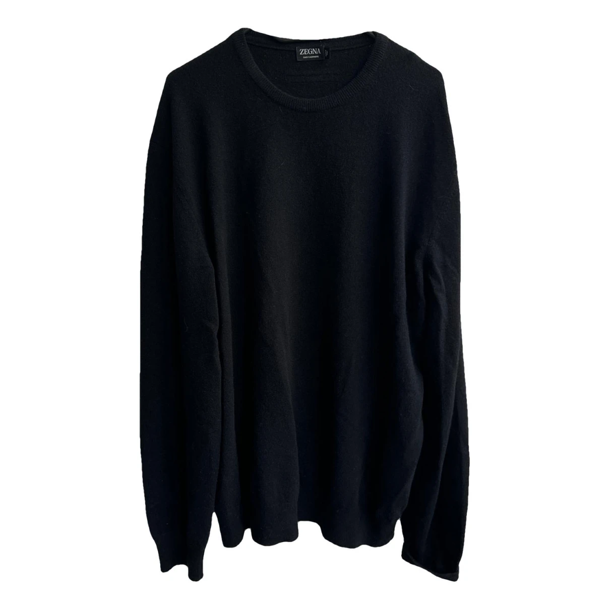 Pre-owned Zegna Cashmere Pull In Black