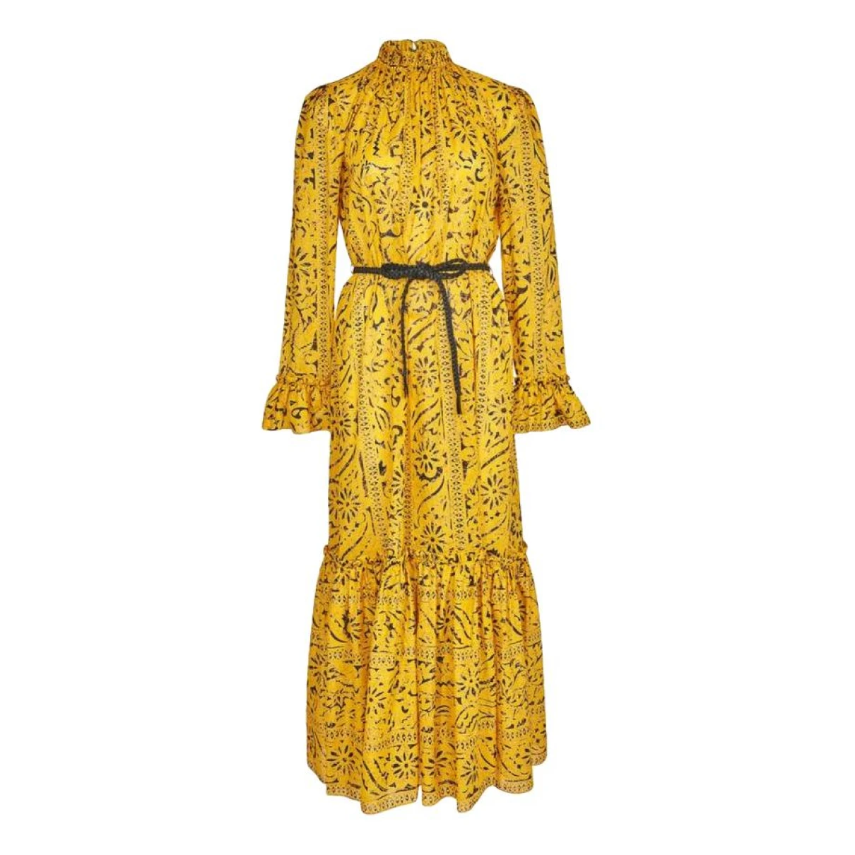Pre-owned Zimmermann Mid-length Dress In Yellow
