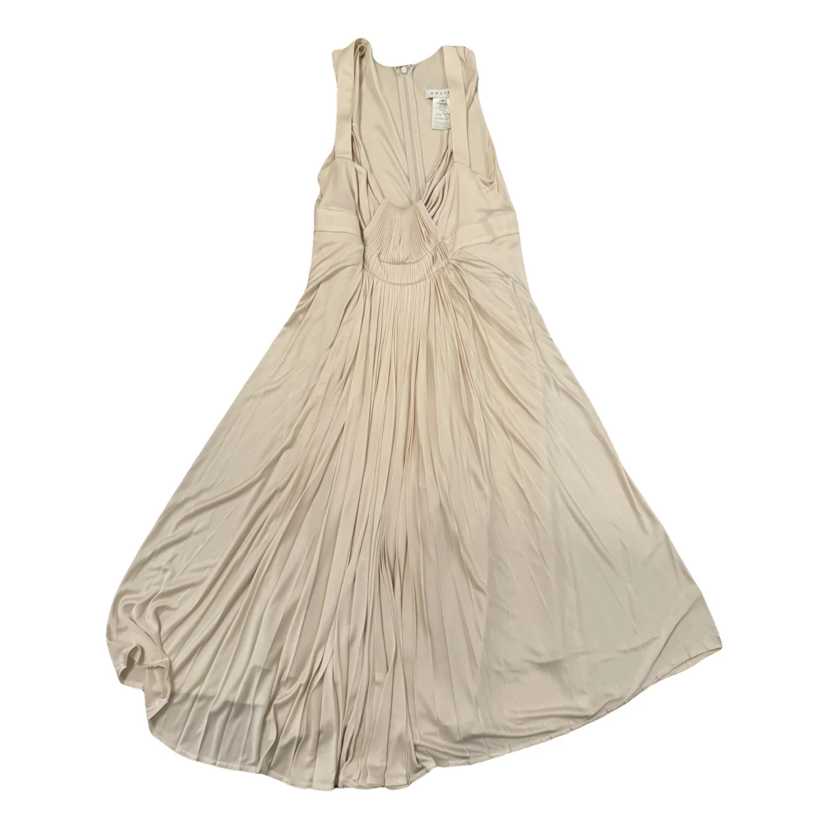 Pre-owned Celine Mid-length Dress In Beige