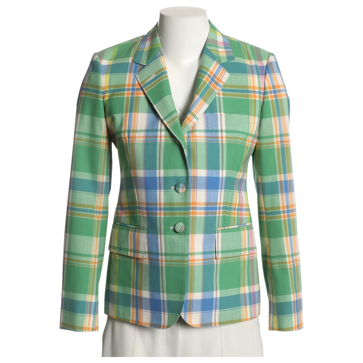 Pre-owned Thom Browne Wool Blazer In Multicolour