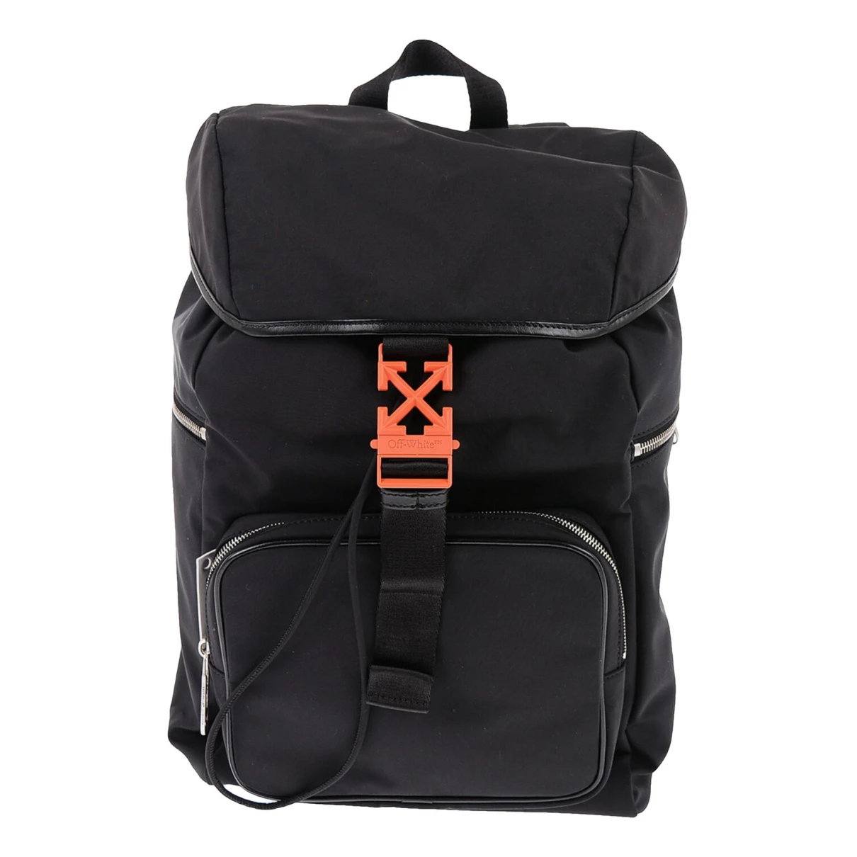 Pre-owned Off-white Satchel In Black