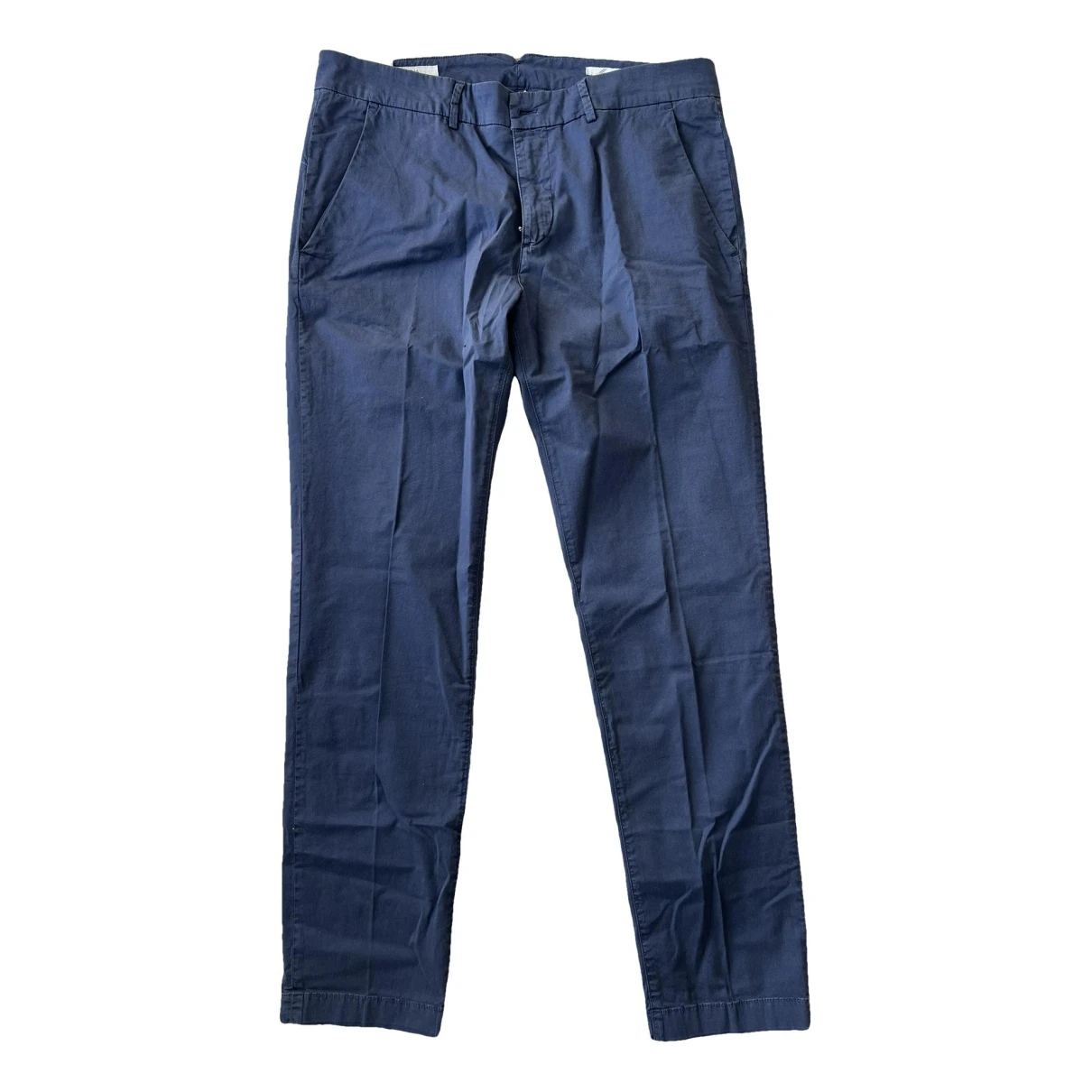 Pre-owned Cruna Trousers In Blue