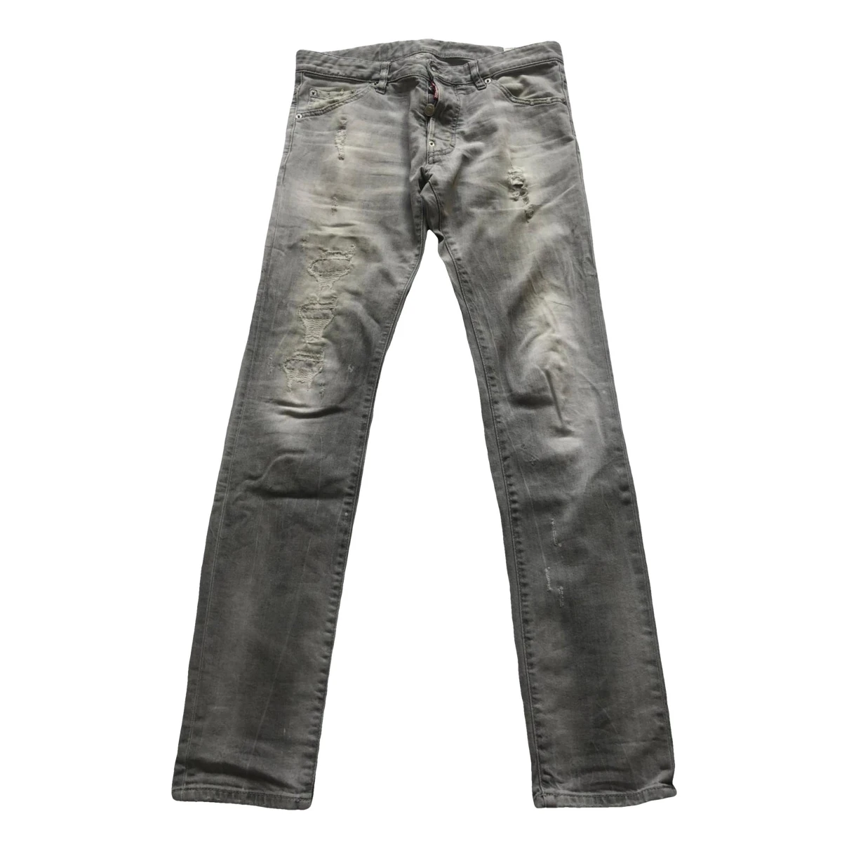 Pre-owned Dsquared2 Slim Jean In Grey