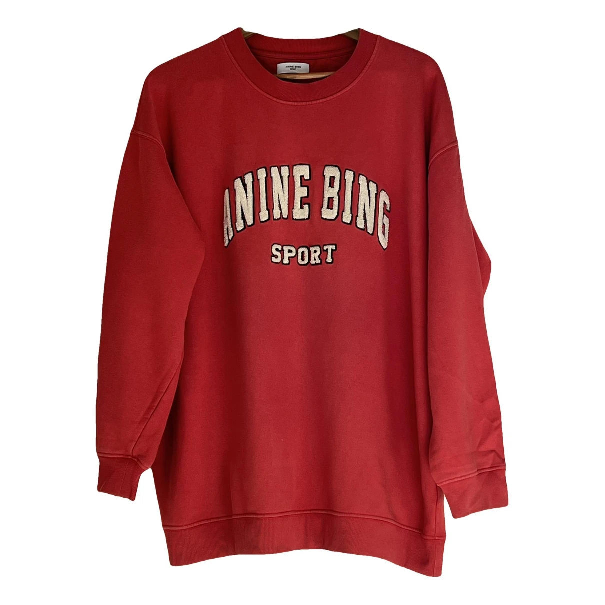 Pre-owned Anine Bing Top In Red