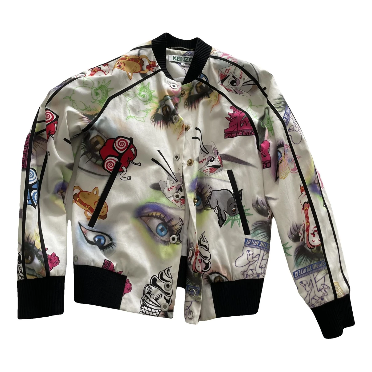 Pre-owned Kenzo Jacket In White