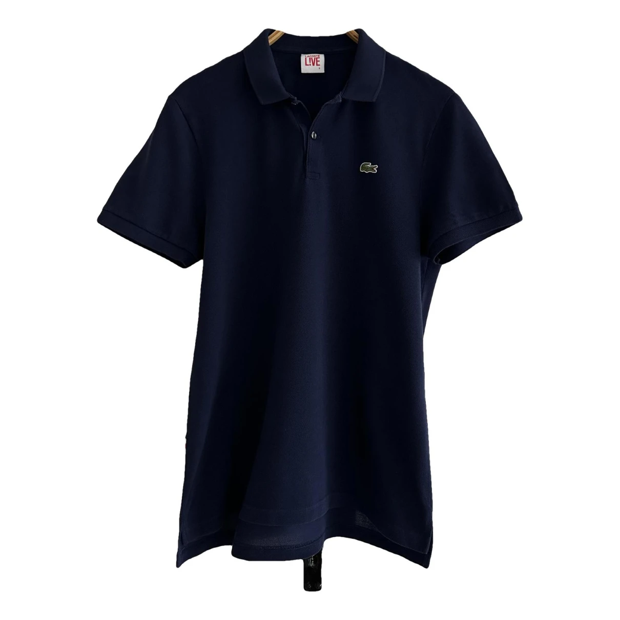Pre-owned Lacoste Live Polo Shirt In Navy