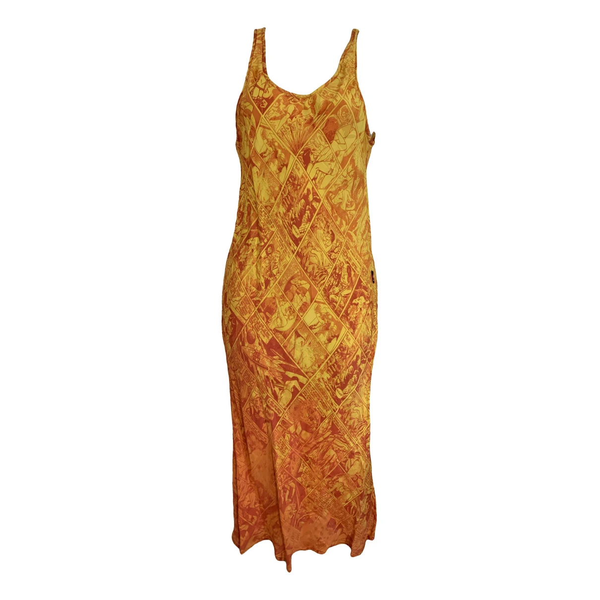 Pre-owned Jean Paul Gaultier Mid-length Dress In Yellow