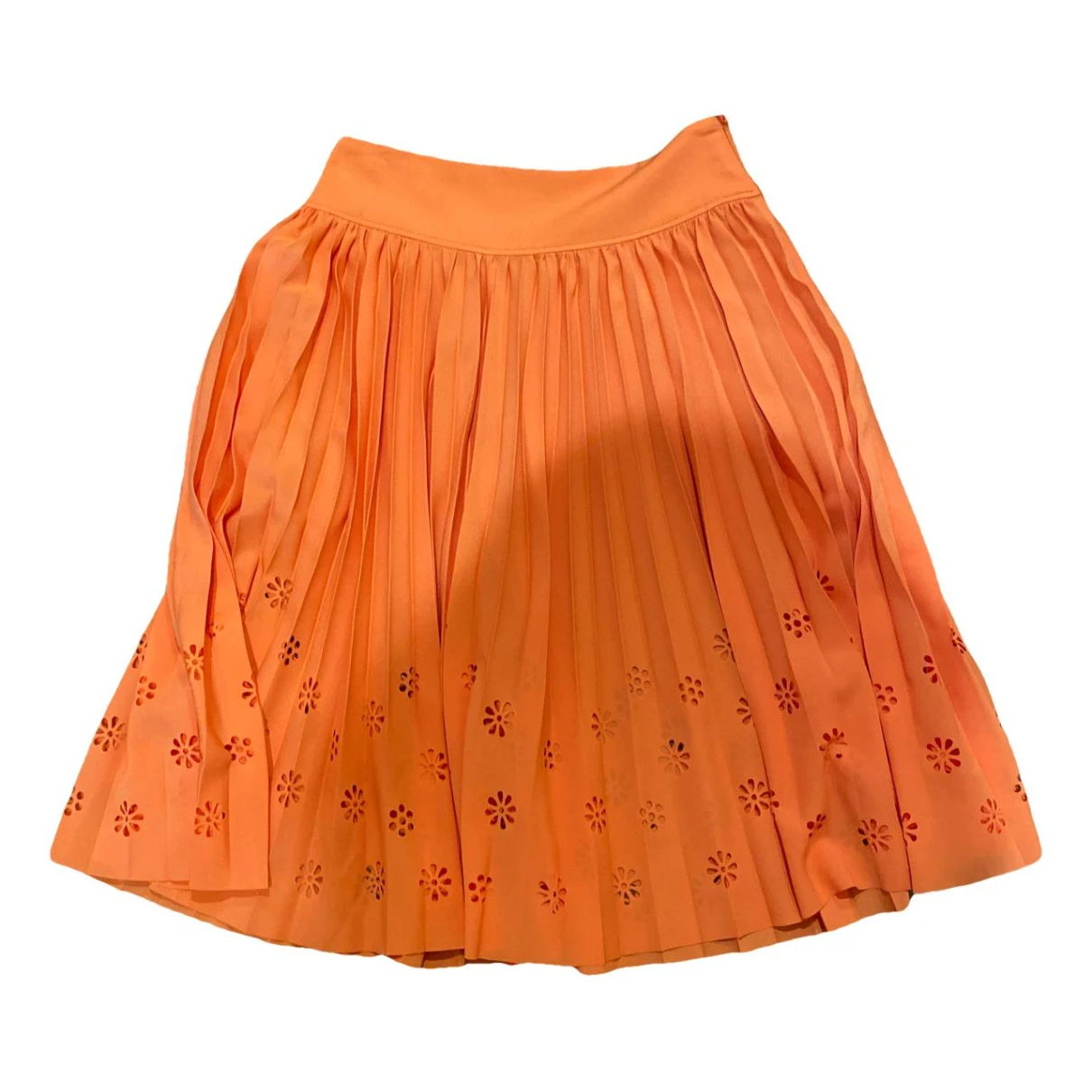 Pre-owned Moschino Mid-length Skirt In Orange