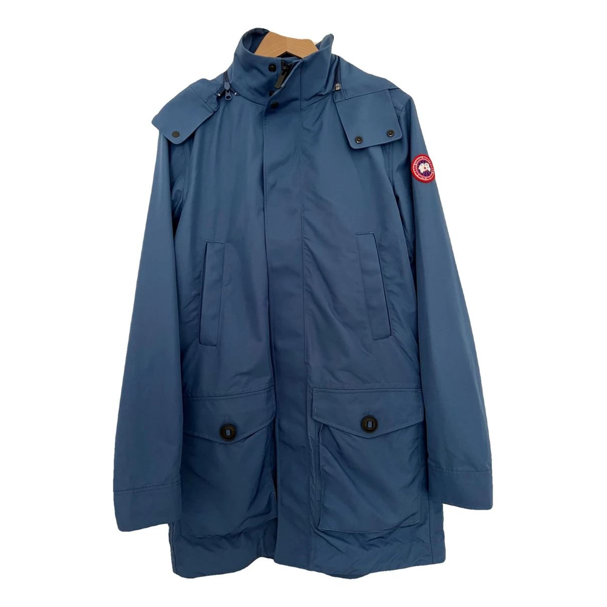 Pre-owned Canada Goose Trench In Blue