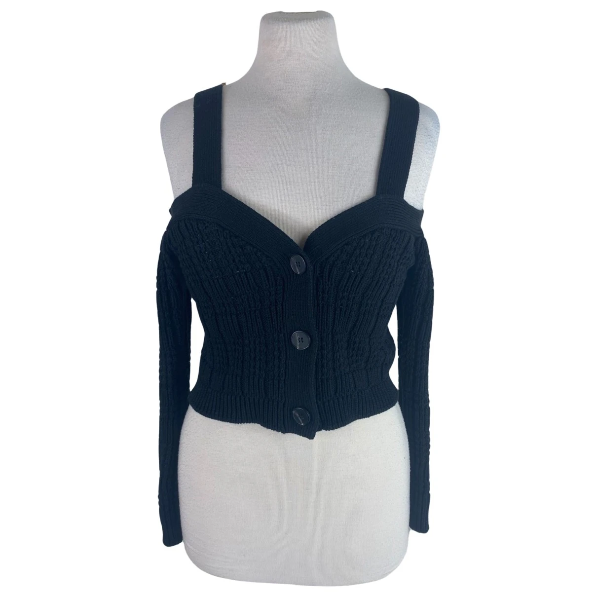 Pre-owned Intermix Top In Black