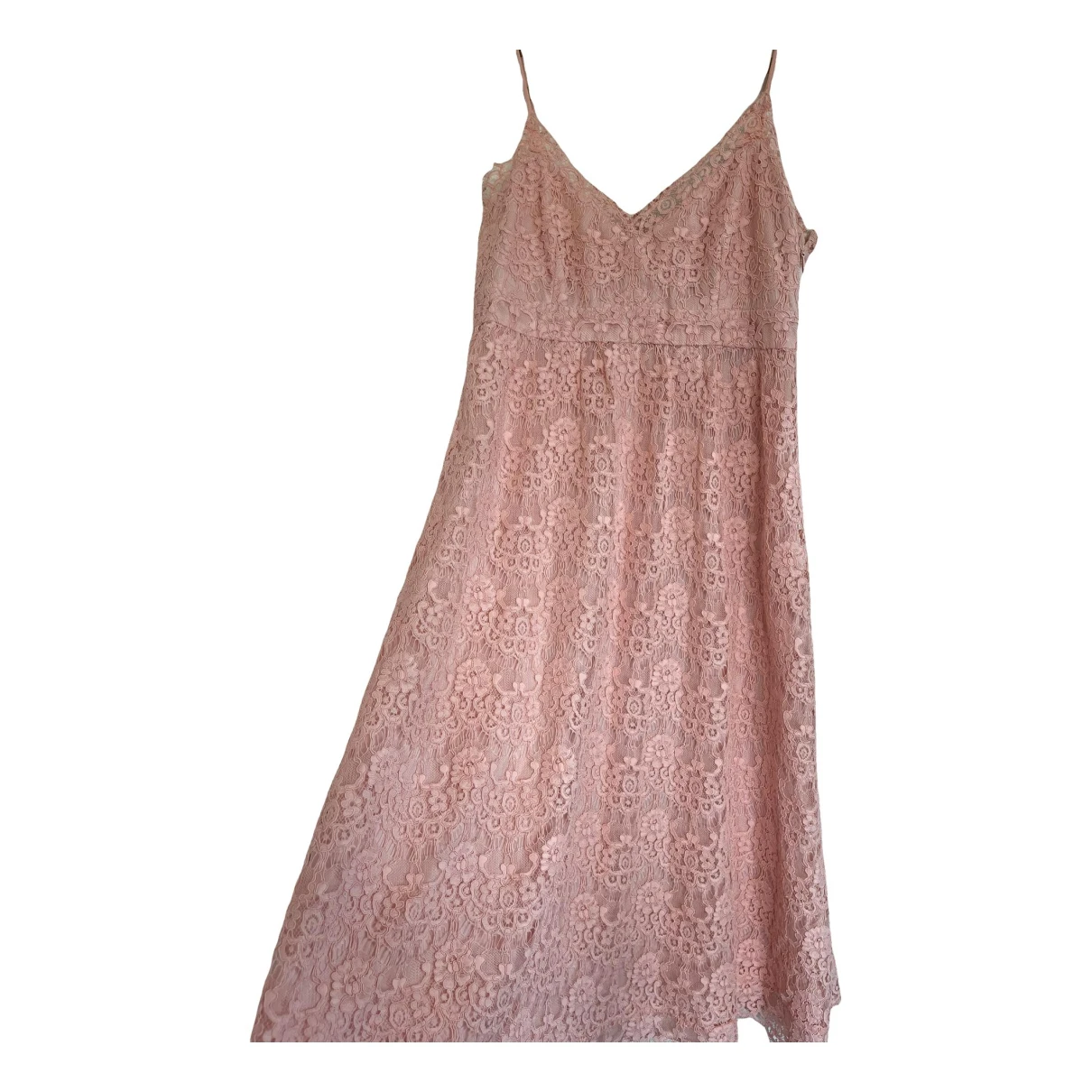 Pre-owned Claudie Pierlot Mini Dress In Pink