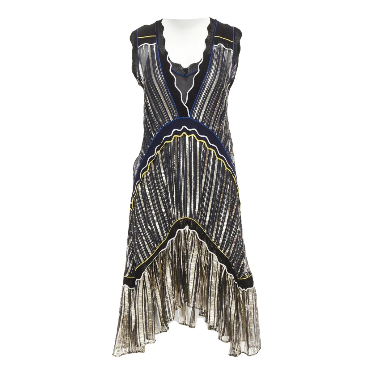 Pre-owned Peter Pilotto Mid-length Dress In Gold