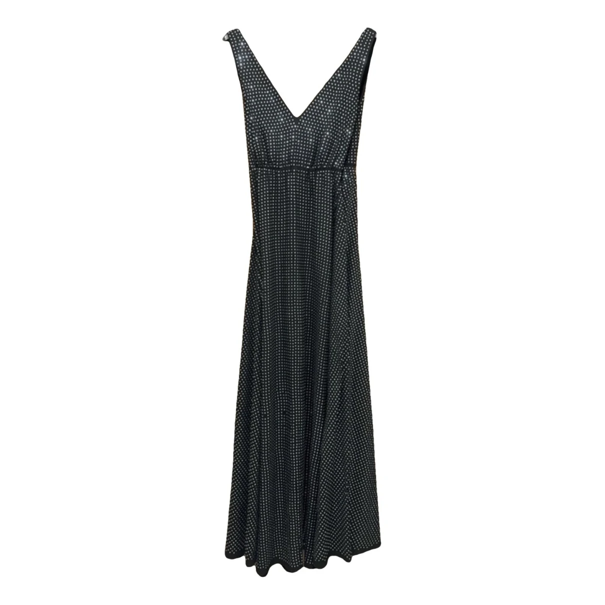 Pre-owned Pinko Maxi Dress In Black