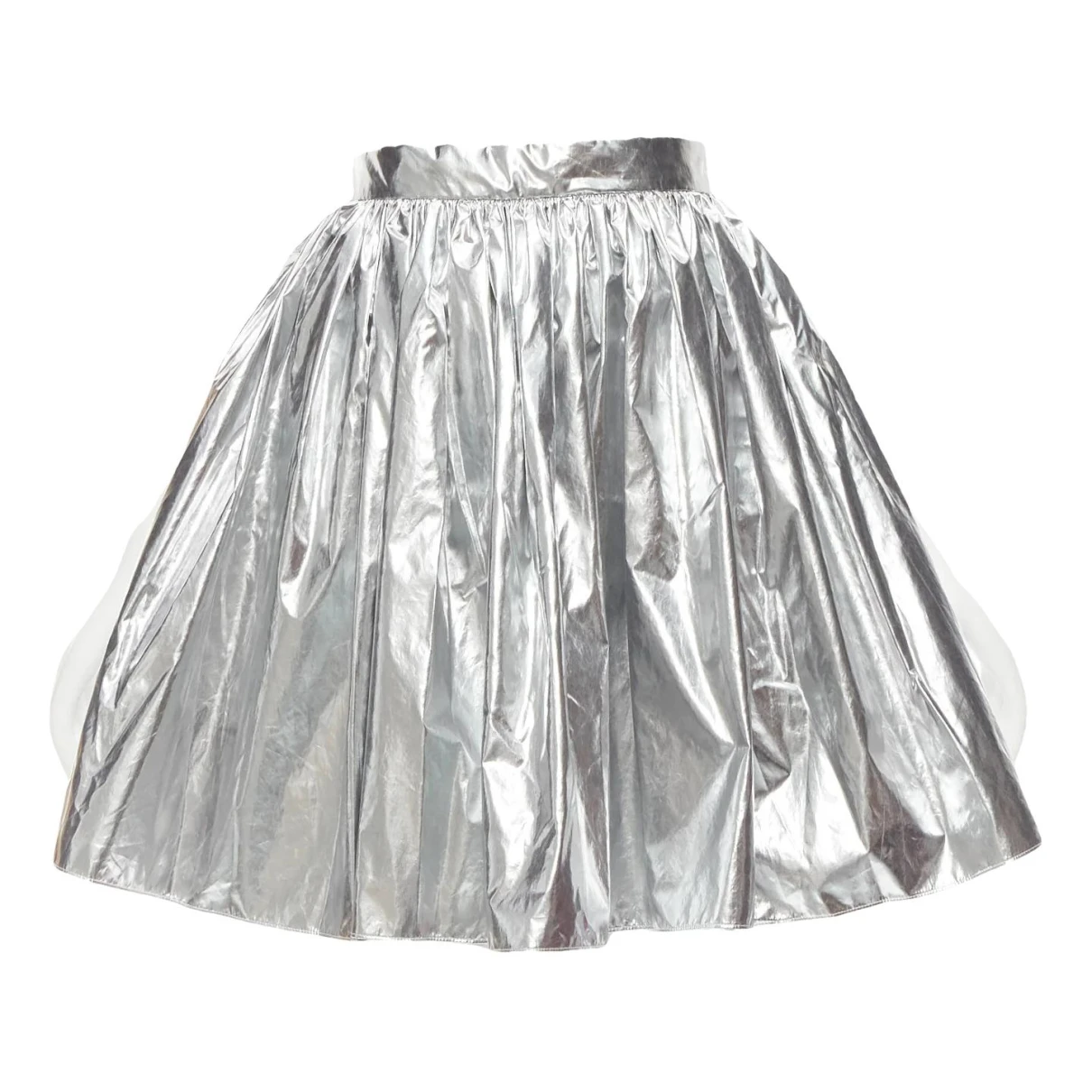 Pre-owned Alexander Mcqueen Skirt In Silver