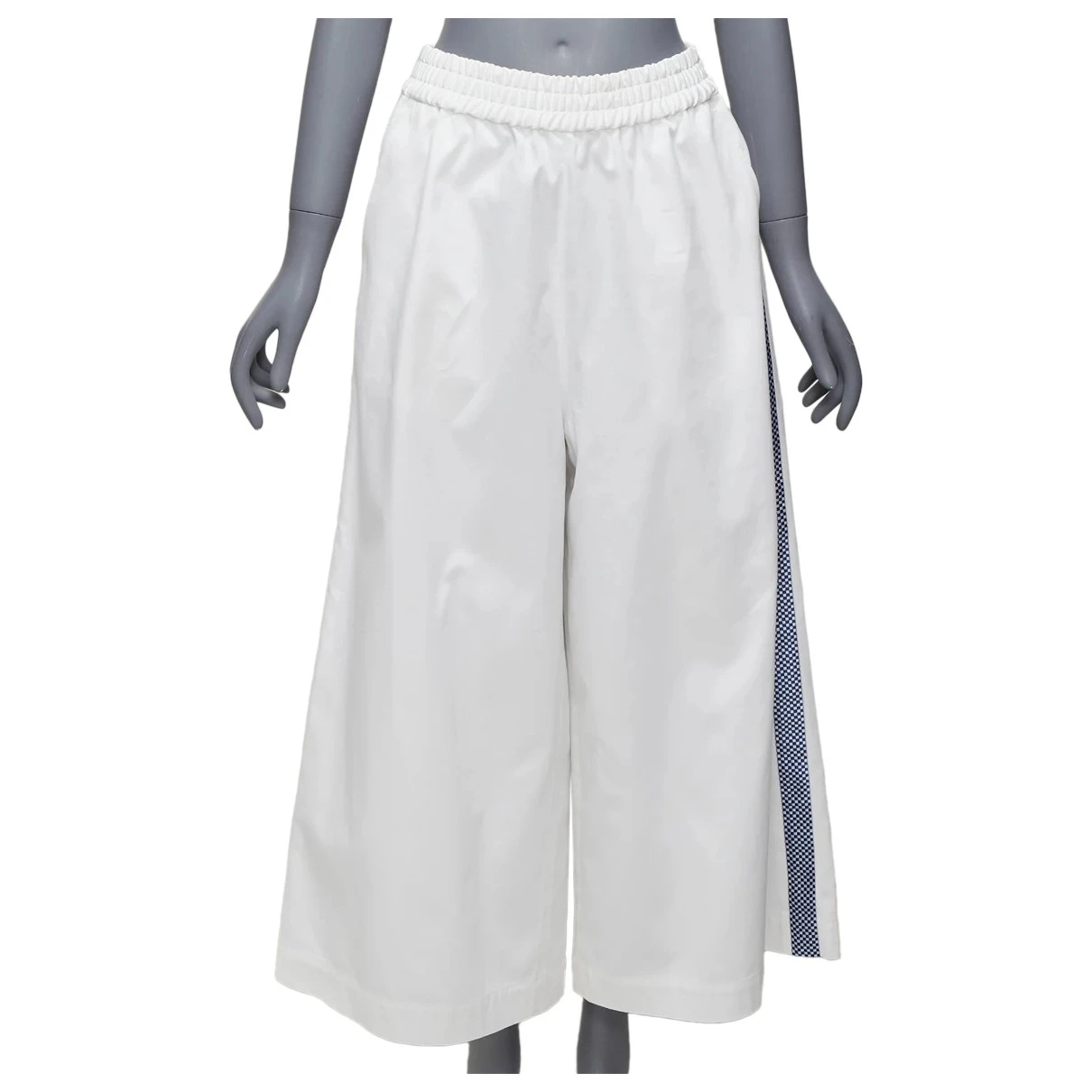 Pre-owned Ports 1961 Trousers In White