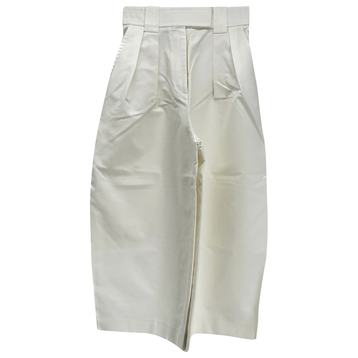 Pre-owned Khaite Large Pants In White